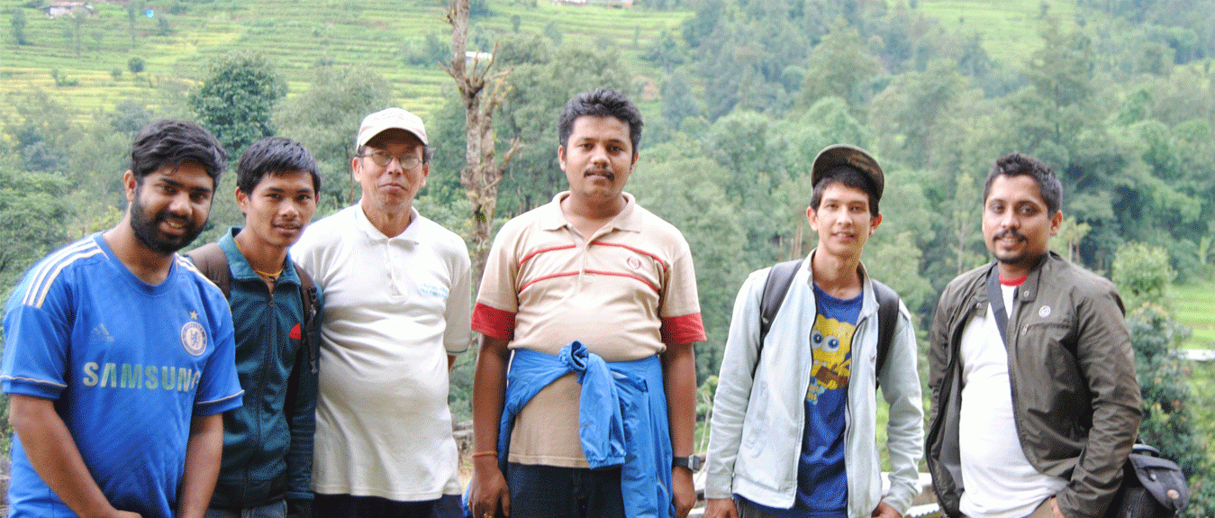 Team photo of SDPI members getting ready for interview.